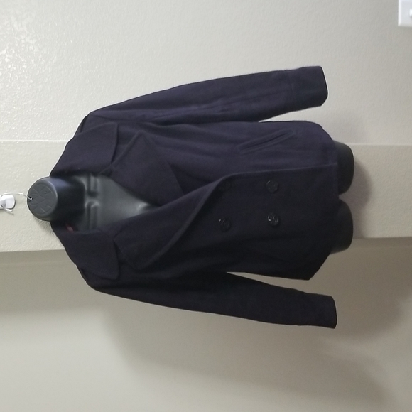 American Eagle Outfitters Black Wool Pea coat size M - Picture 1 of 4